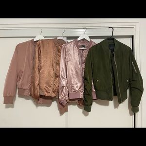 4 Bomber jackets